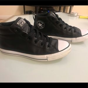 Black converse sneakers